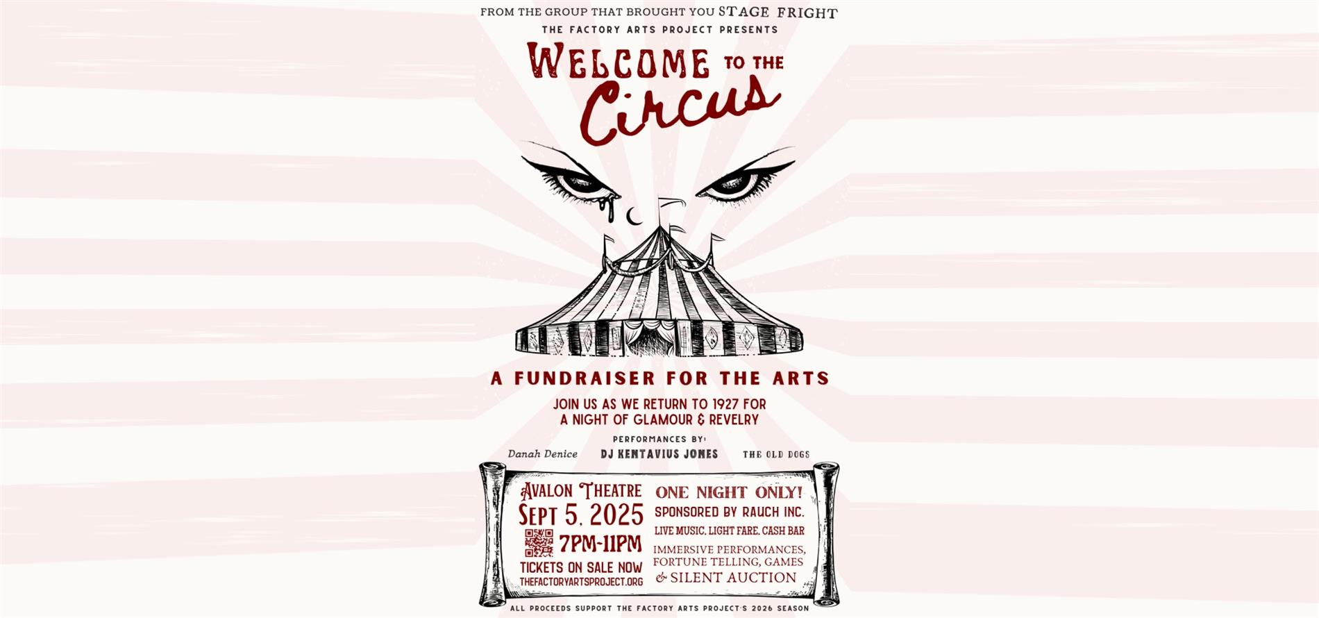 The Factory Arts Project Presents Welcome to the Circus