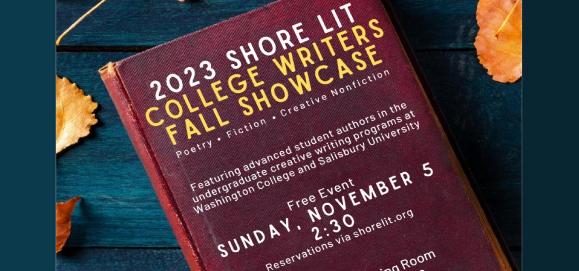 2023 Shore Lit College Writers Fall Showcase