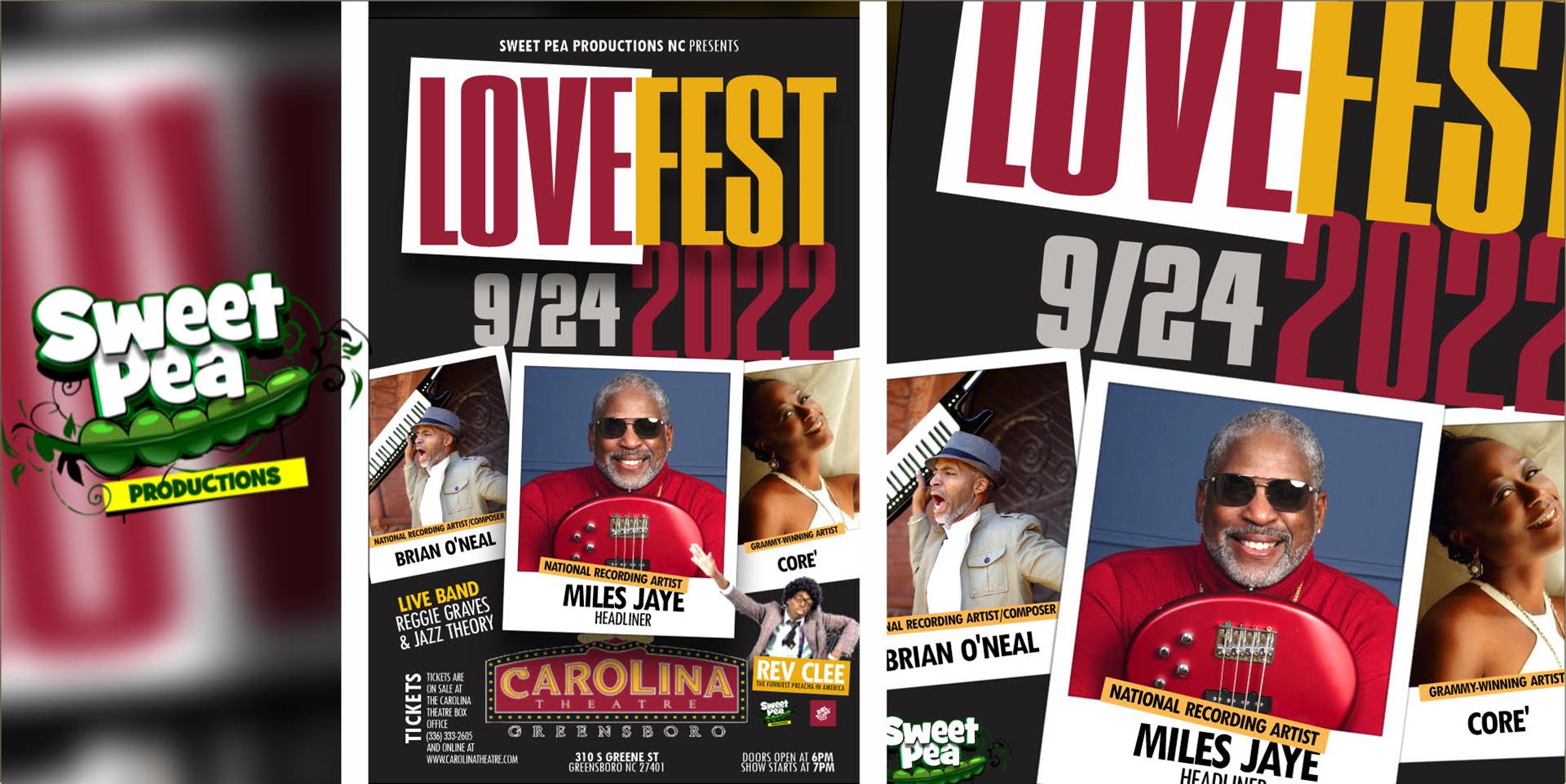 LoveFest 2022 - Sweet Pea Productions NC