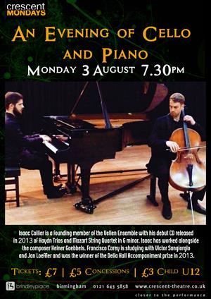 An Evening of Cello and Piano An Evening of Cello and Piano