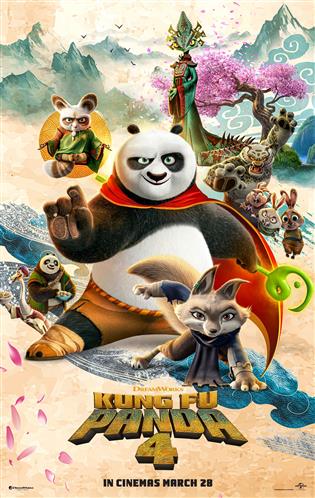 Poster for Kung Fu Panda 4