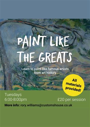 Poster for Paint like the Greats - Learn to paint like famous artists from art history