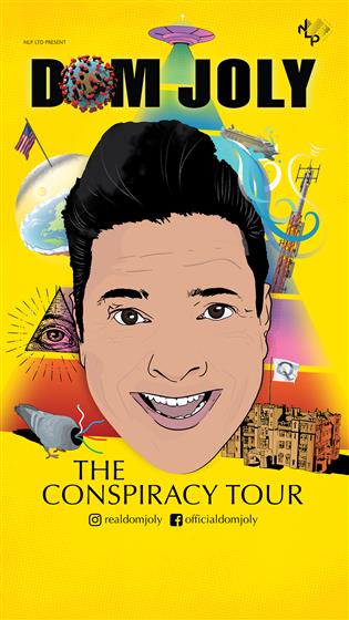 Poster for Dom Joly - The Conspiracy Tour