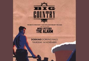 Promotional image of Big Country ‘Return To Steel Town’ Tour + Mike Peters of The Alarm