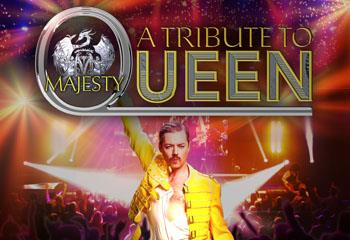 Promotional image of Majesty - A Tribute To Queen