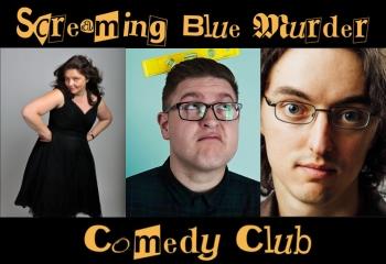 Promotional image of Screaming Blue Murder Comedy Club - May 2024