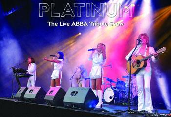 Promotional image of Platinum - The Live Abba Tribute Show