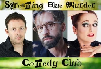 Promotional image of Plays in the Park - Screaming Blue Murder Comedy Club