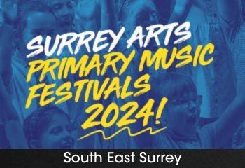 Promotional image of Surrey Arts Primary Schools Music Festival - South East Surrey