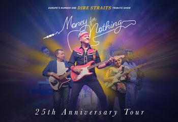 Promotional image of Money for Nothing - Dire Straits Tribute - 25th Anniversary Tour