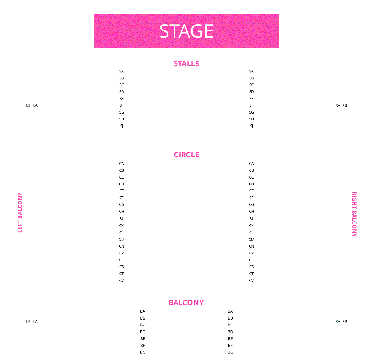 1A Seating Chart