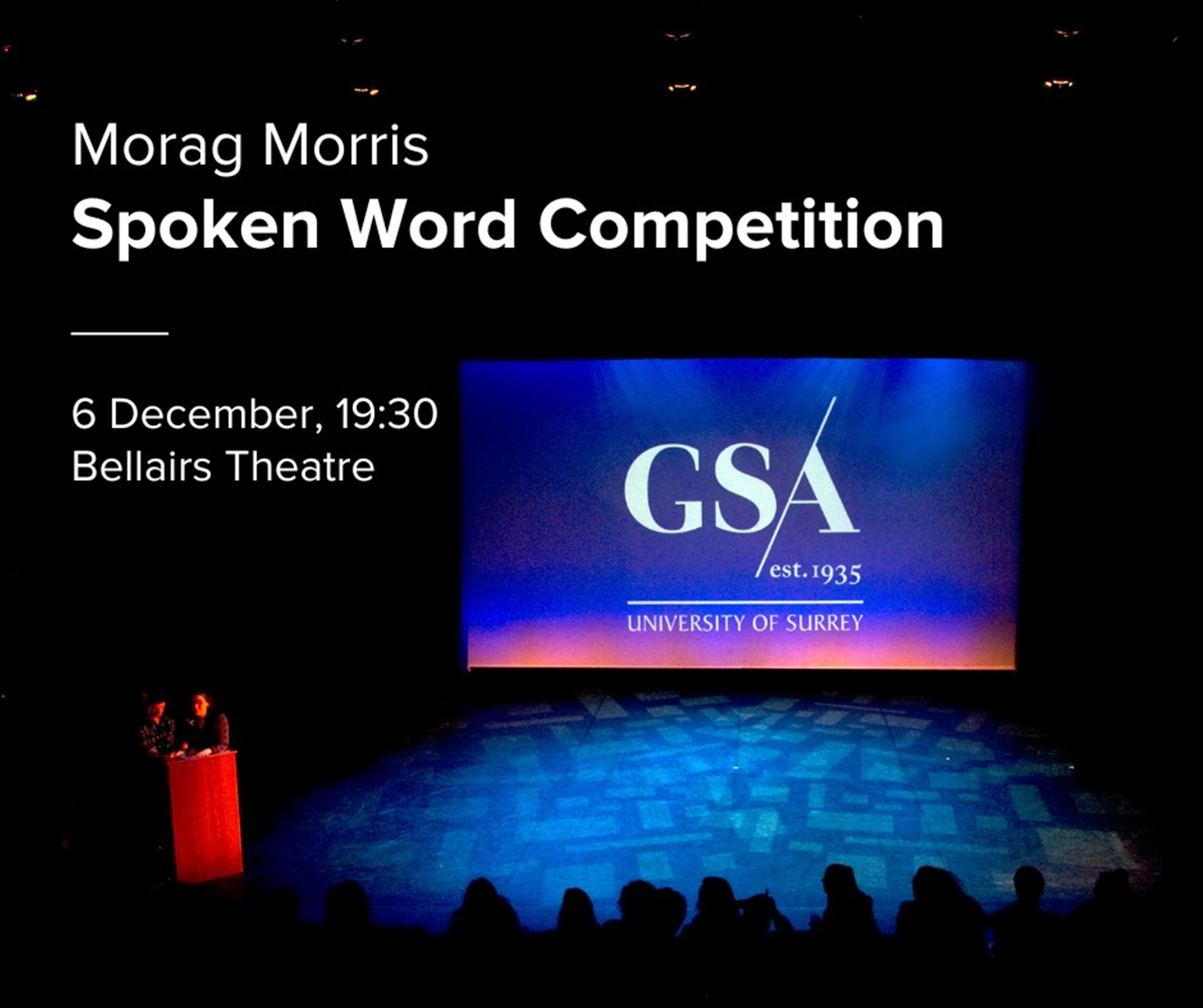 Morag Morris Spoken Word Competition 