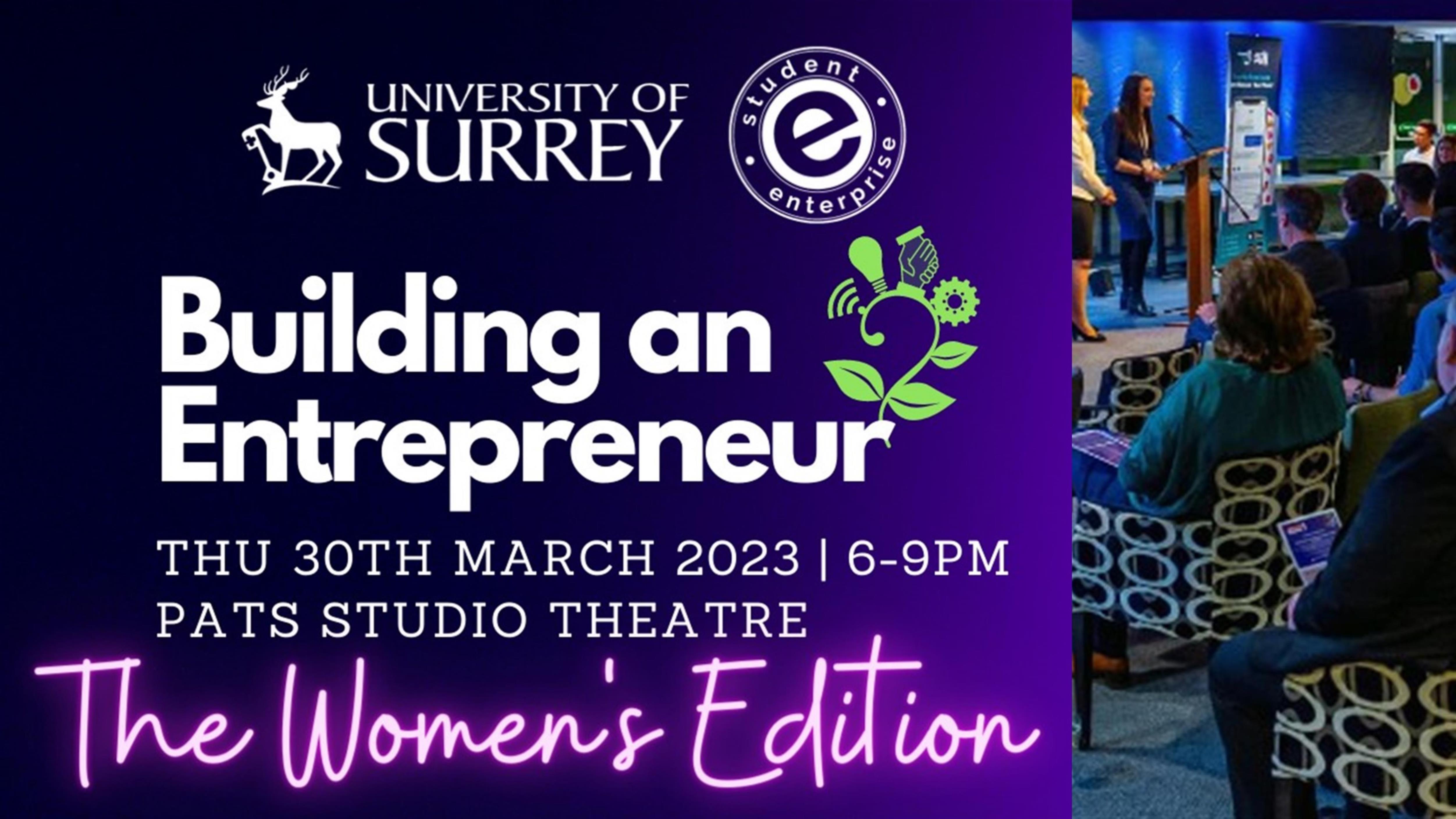 University of Surrey - Building An Entrepreneur: The Women's Edition 