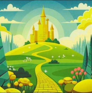 Image; - Yellow brick road