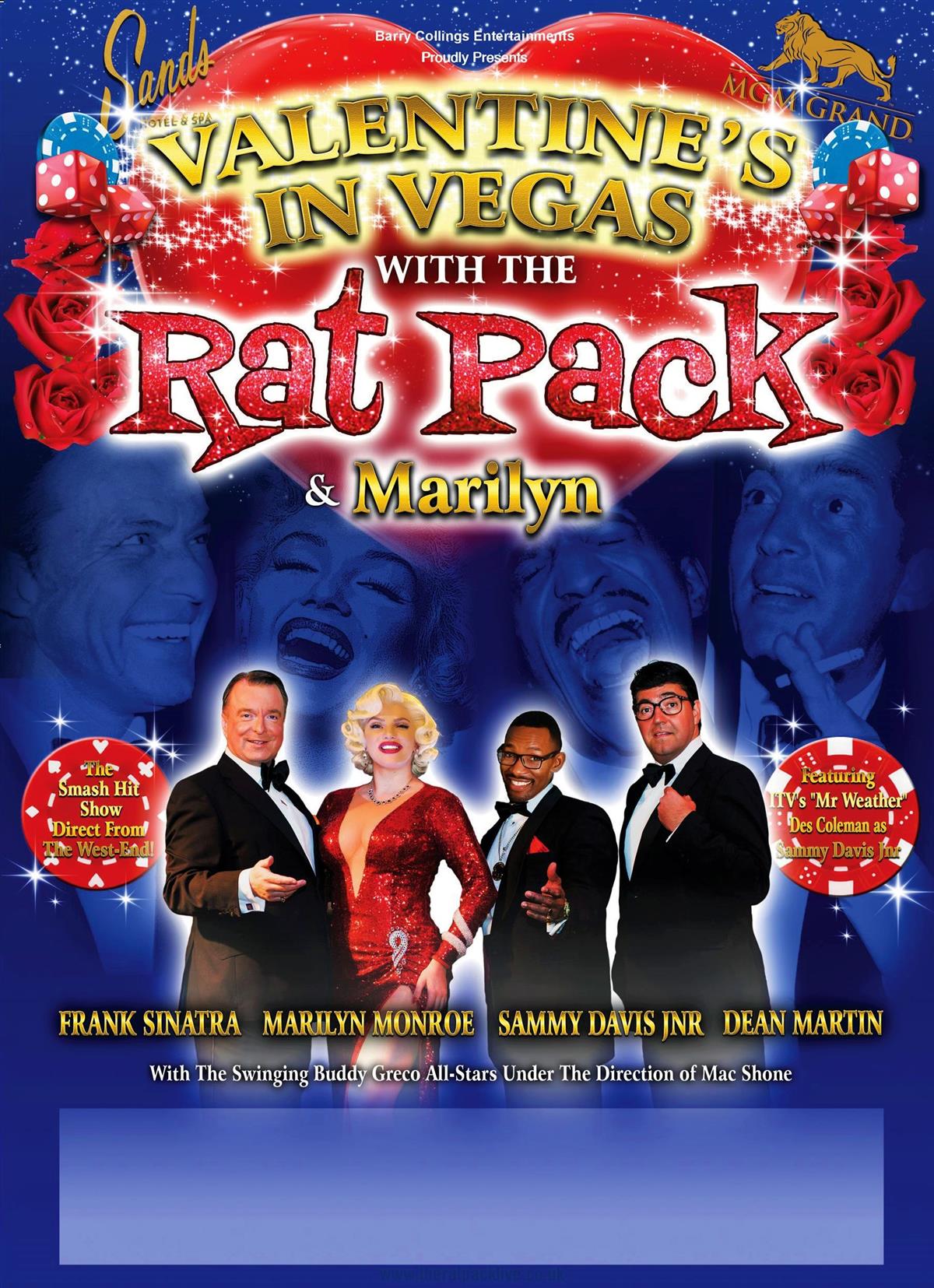 Valentines in Vegas with The Rat Pack & Marilyn