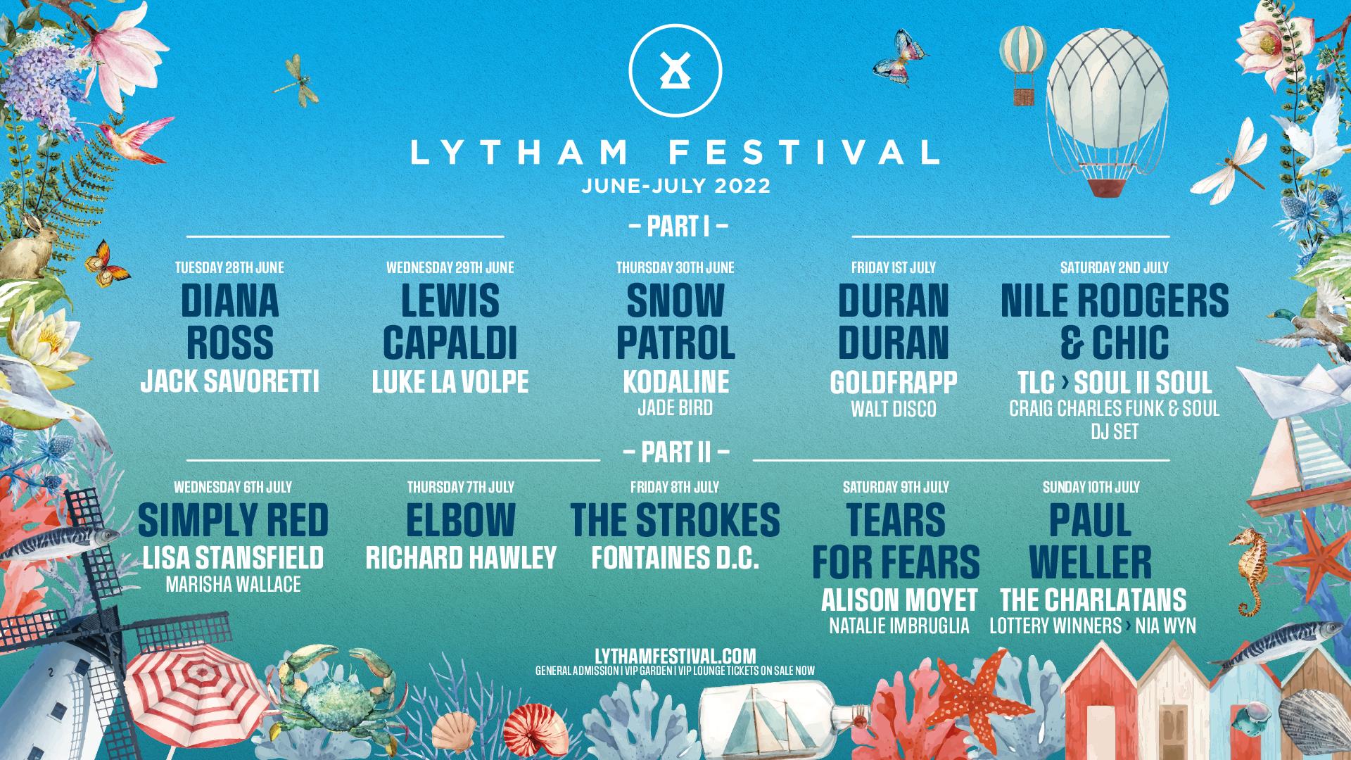 Lytham Festival 2022 – The Strokes - Lowther Pavilion