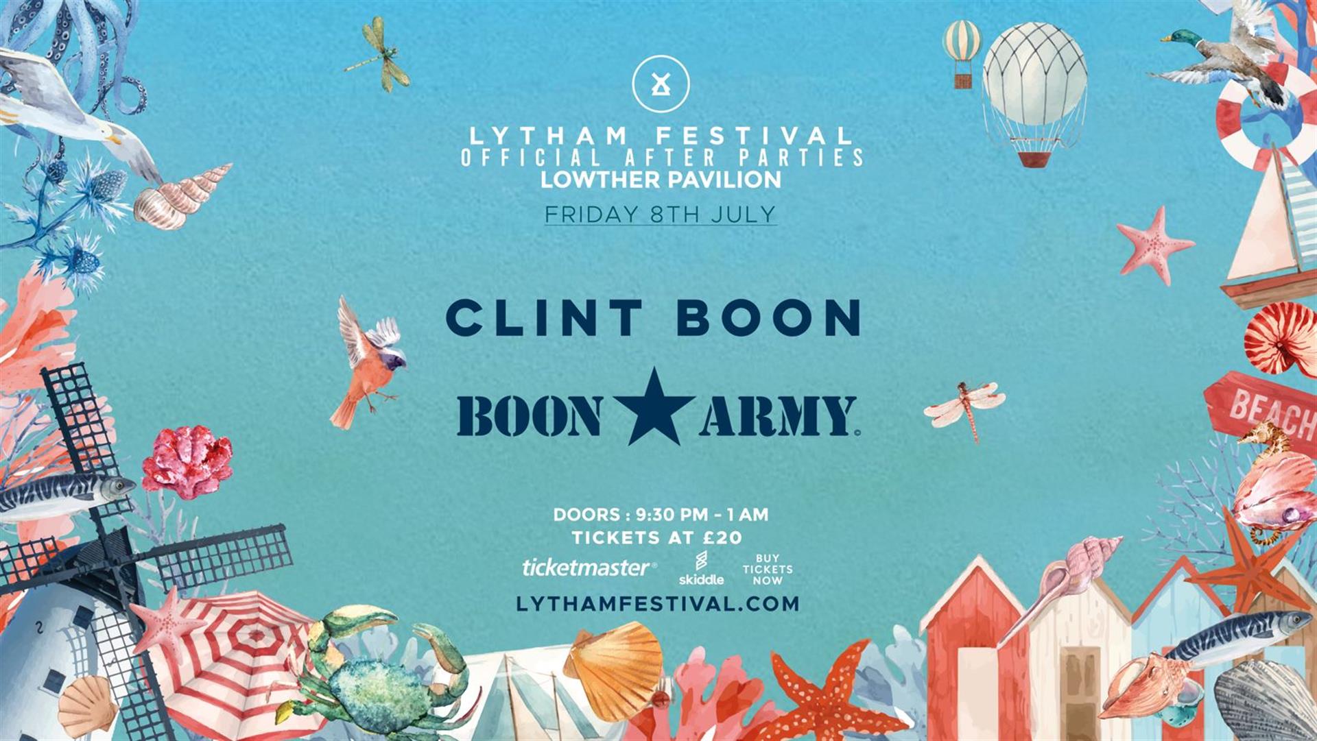 Lytham Festival Official After Parties – Clint Boon - Lowther Pavilion