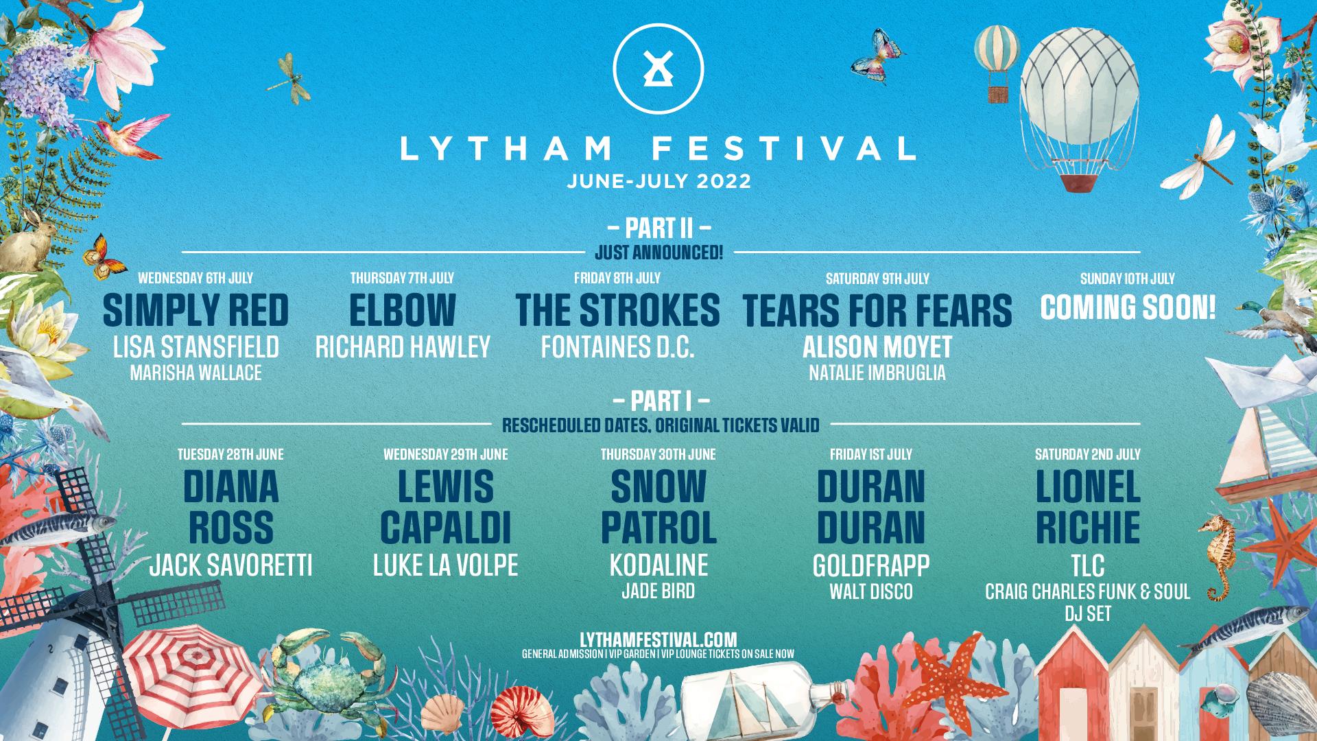 Lytham Festival 2022 – The Strokes - Lowther Pavilion