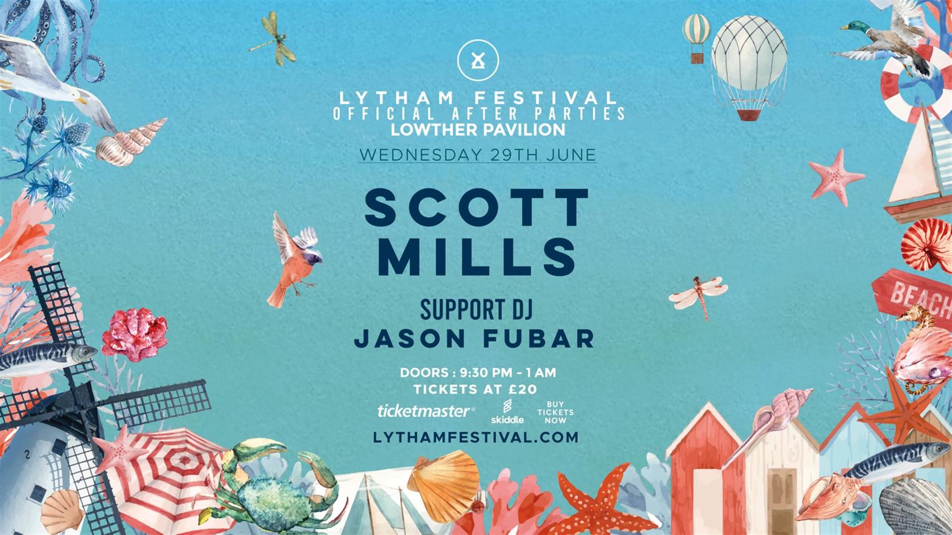 Lytham Festival Official After Parties – Scott Mills - Lowther Pavilion
