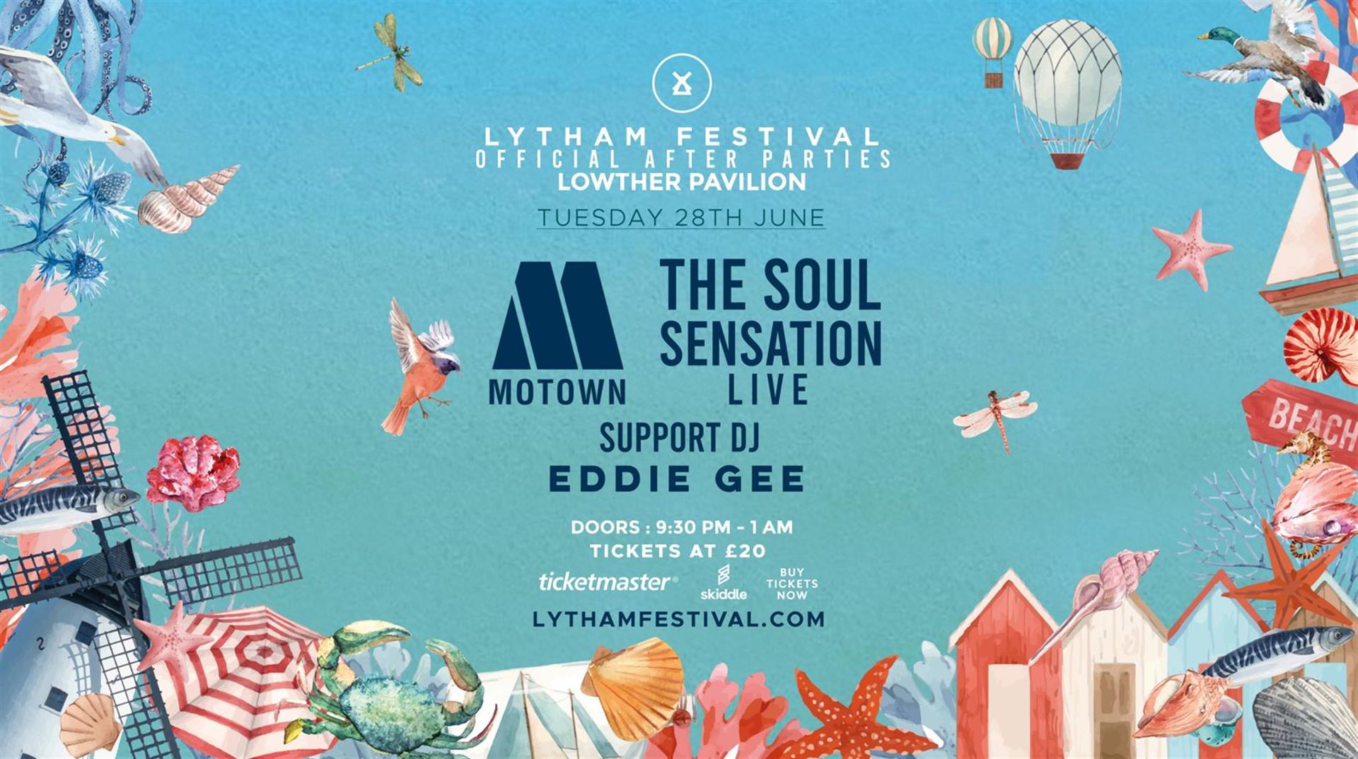Lytham Festival Official After Parties – The Soul Sensation Live - Lowther Pavilion
