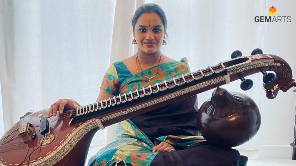 Poster image for Classical Café: Gayatri Ajay (veena) & Janakan Sri Rangan (mridangam)