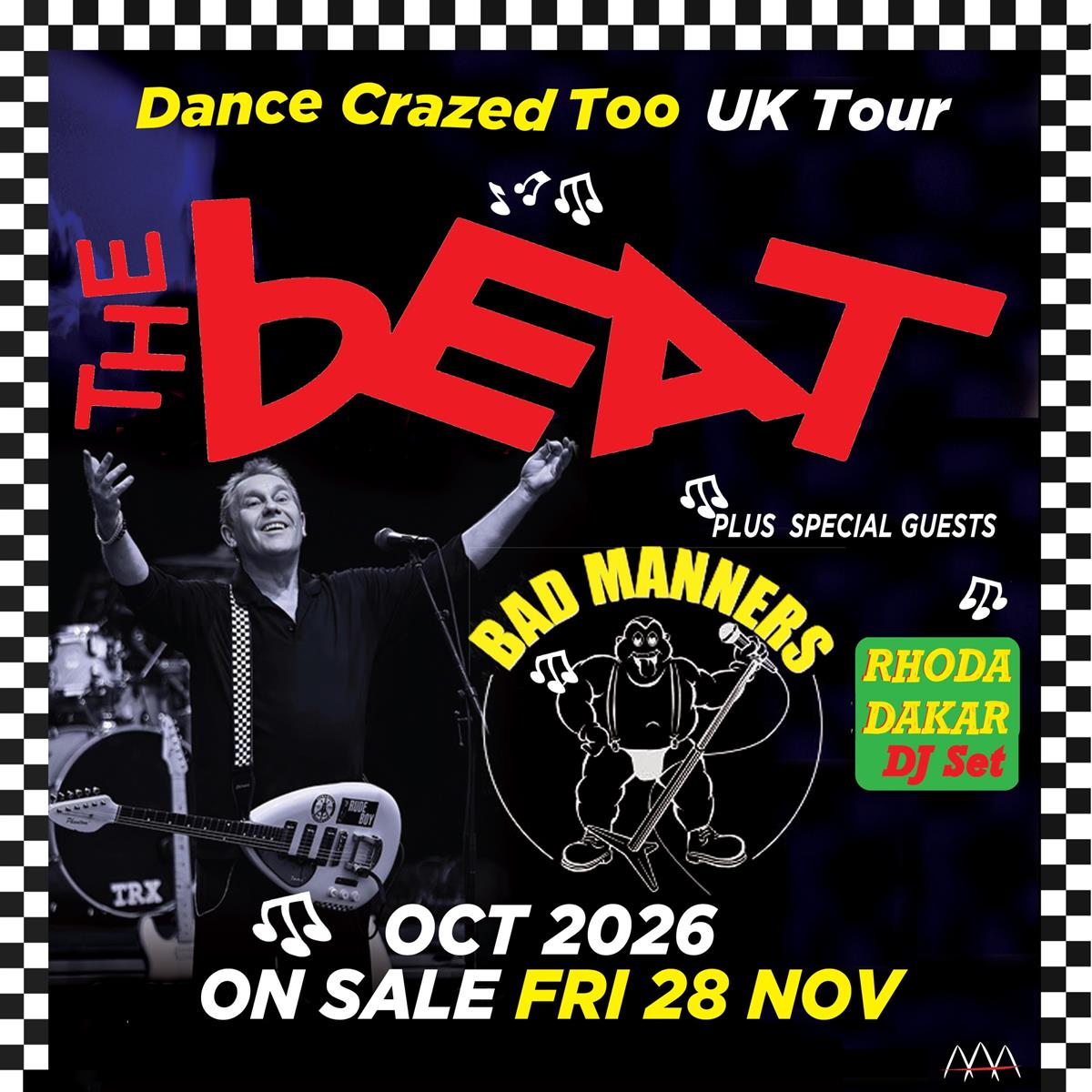 Poster image for The Beat - Dance Crazed Too UK Tour