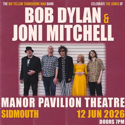 Flyer for The Big Yellow Tambourine Man Band