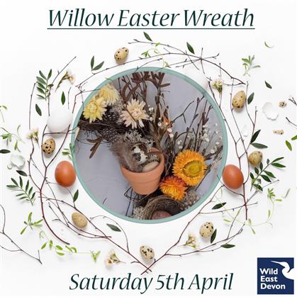 Flyer for Willow Easter Wreath