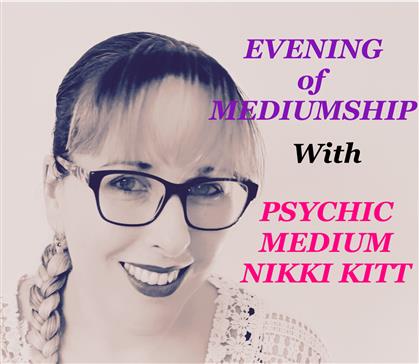 Promotional image for An Evening of Mediumship 2023