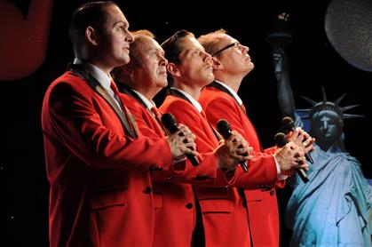 Promotional image for The New Jersey Boys - Oh What a Night 2024