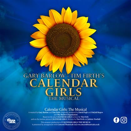 Flyer for Calendar Girls - The Musical