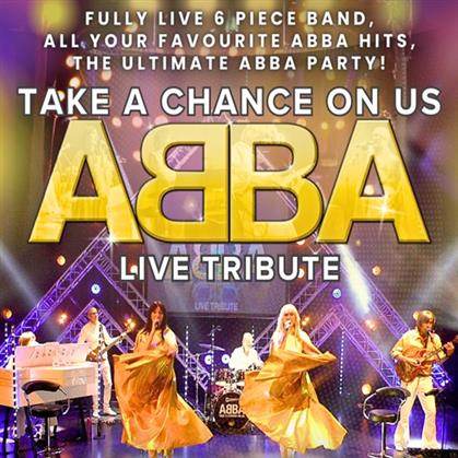 Promotional image for Abba - Take a Chance on Us! 2024