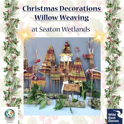 Flyer for Christmas Decoration Willow Weaving