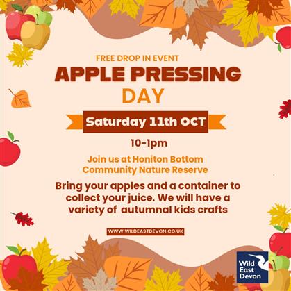 Flyer for Apple Pressing Day