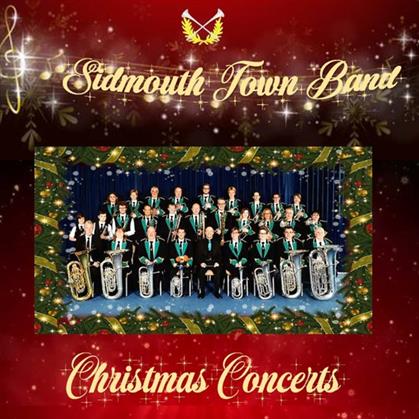 Flyer for Sidmouth Town Band Christmas Concert 24