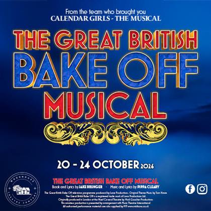 Flyer for The Great British Bake Off Musical