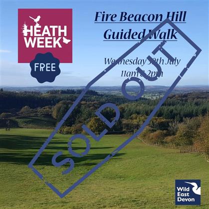 Flyer for Fire Beacon Hill Guided Site Walk