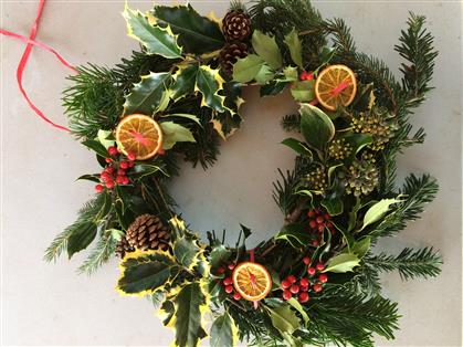 Promotional image for Wreath Making at Seaton Wetlands