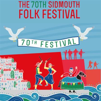 Flyer for Sidmouth Folk Festival 2024