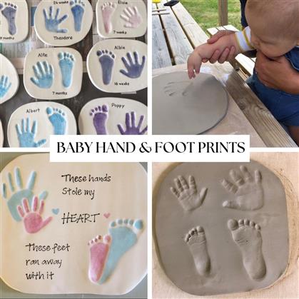 Flyer for Baby & Toddler Hand & Foot Clay Imprints 