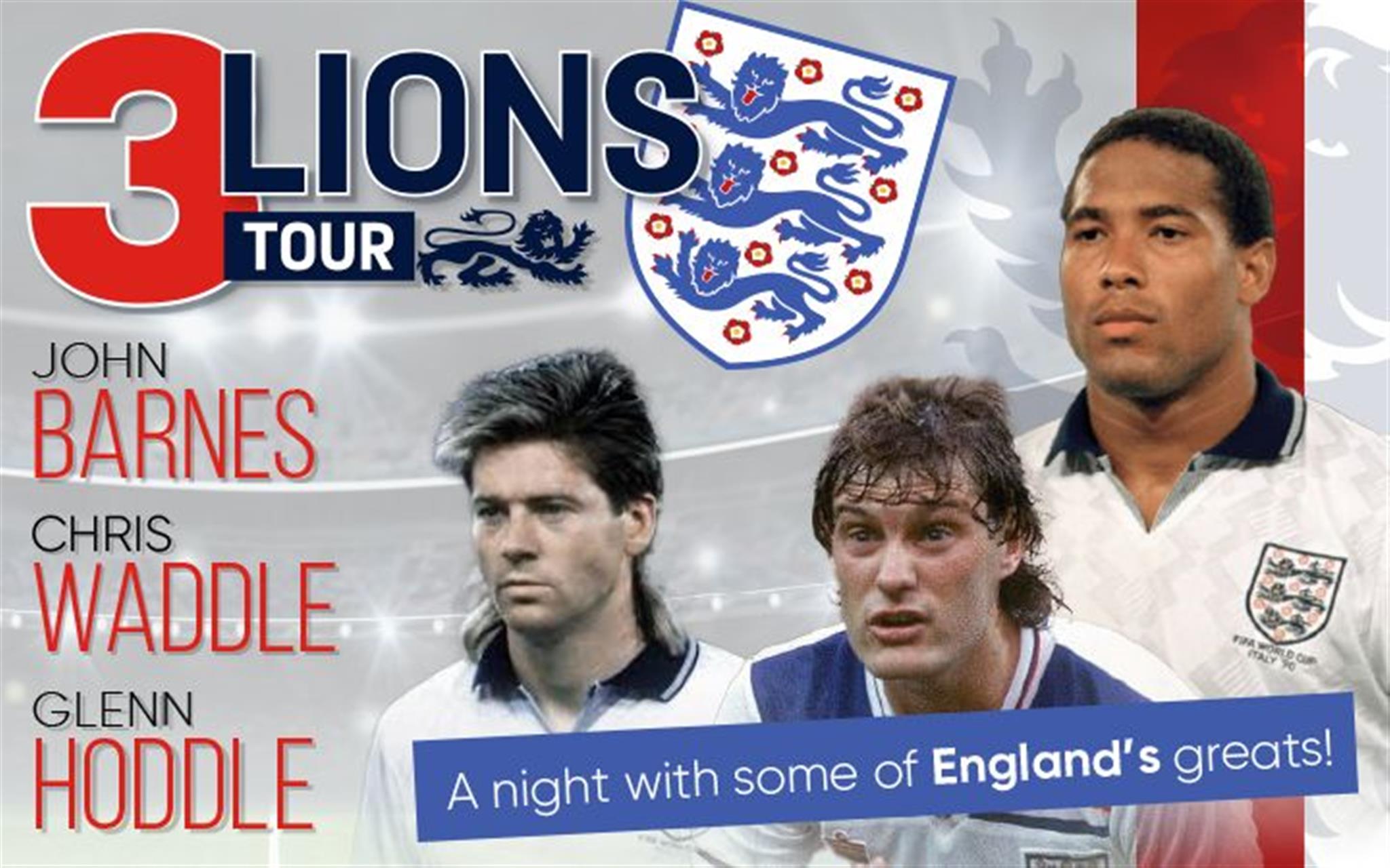 Three Lions – Barnes, Waddle & Hoddle image