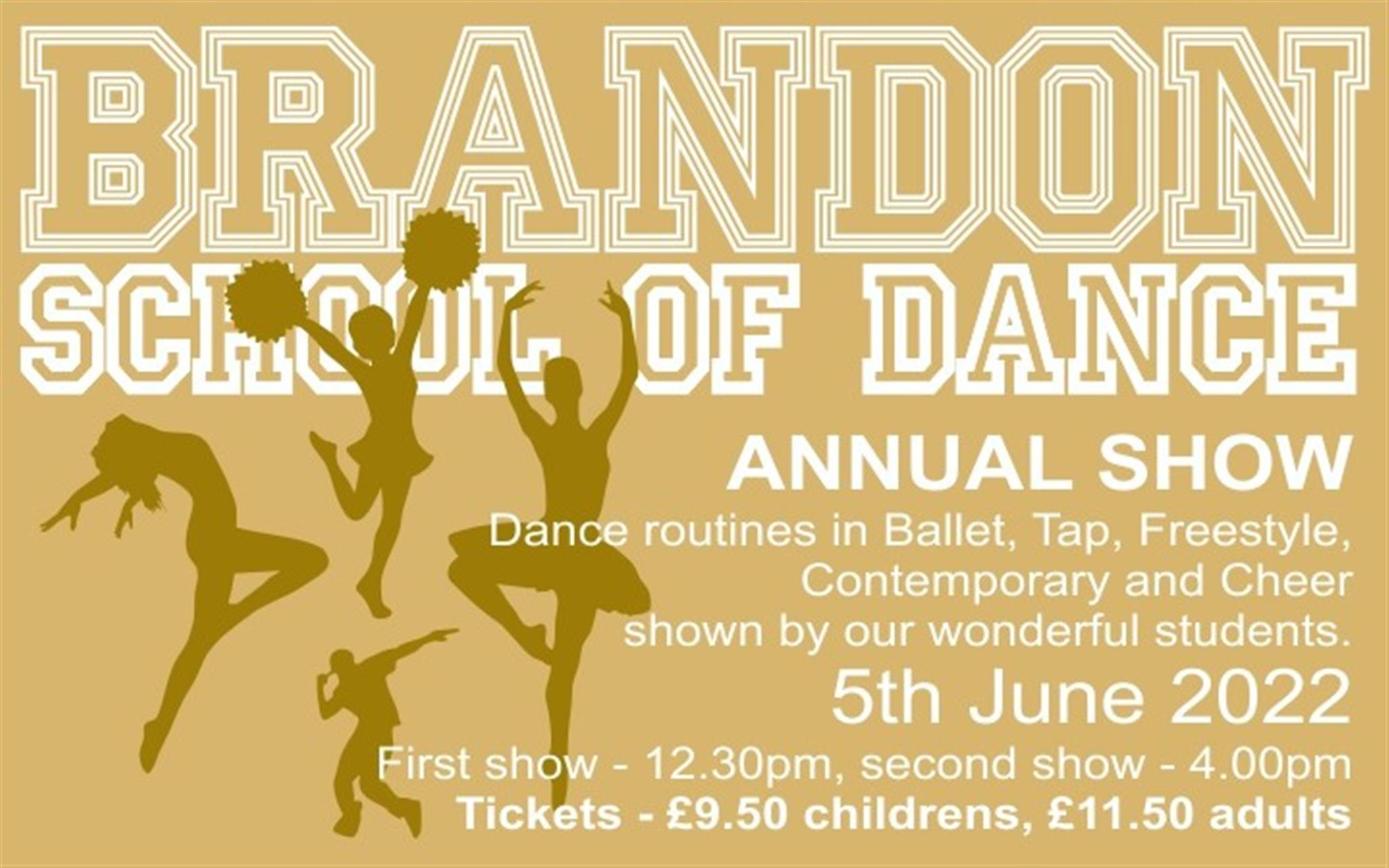 Brandon School of Dance Annual Show 2022