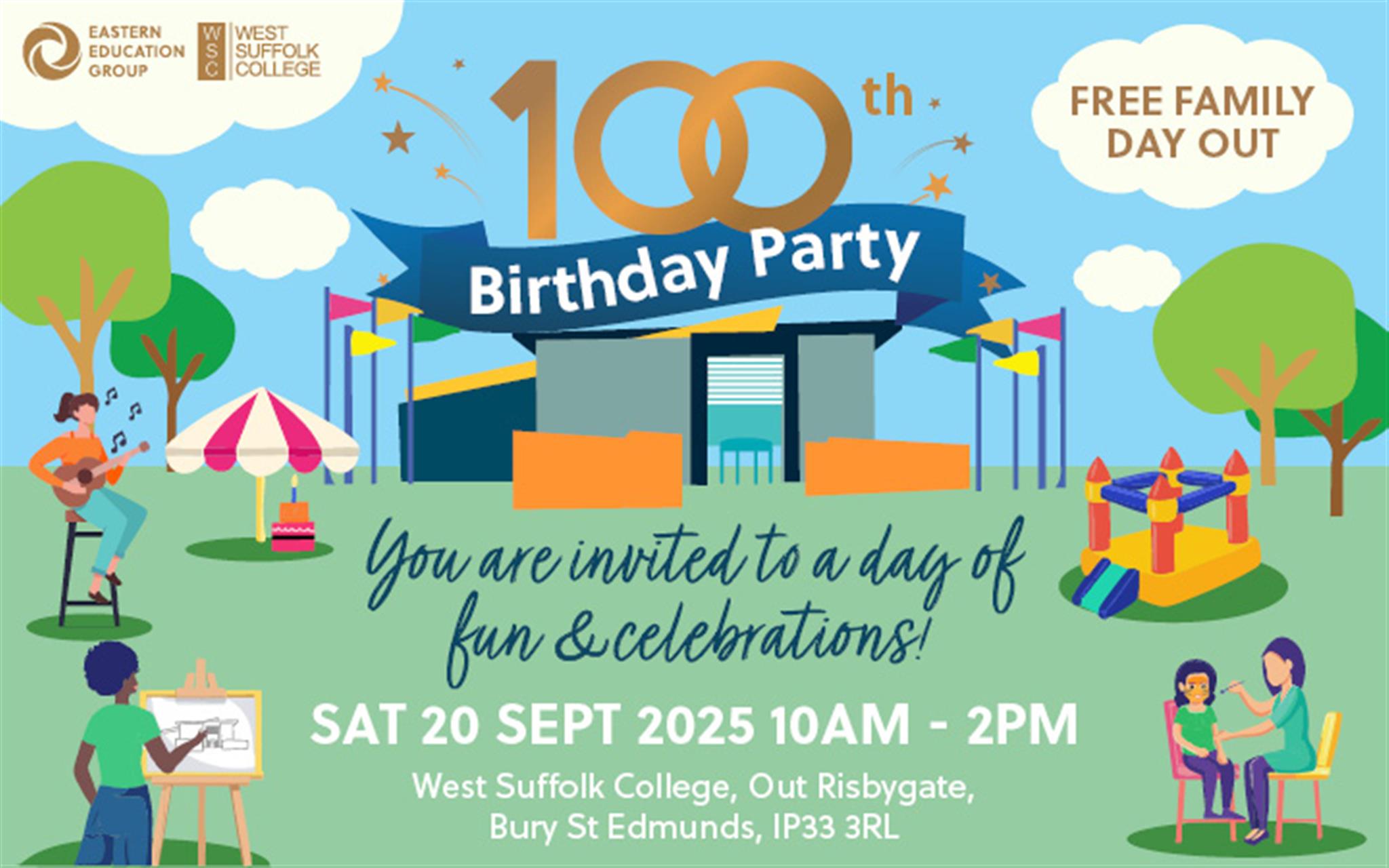 West Suffolk College's 100th Birthday Party image