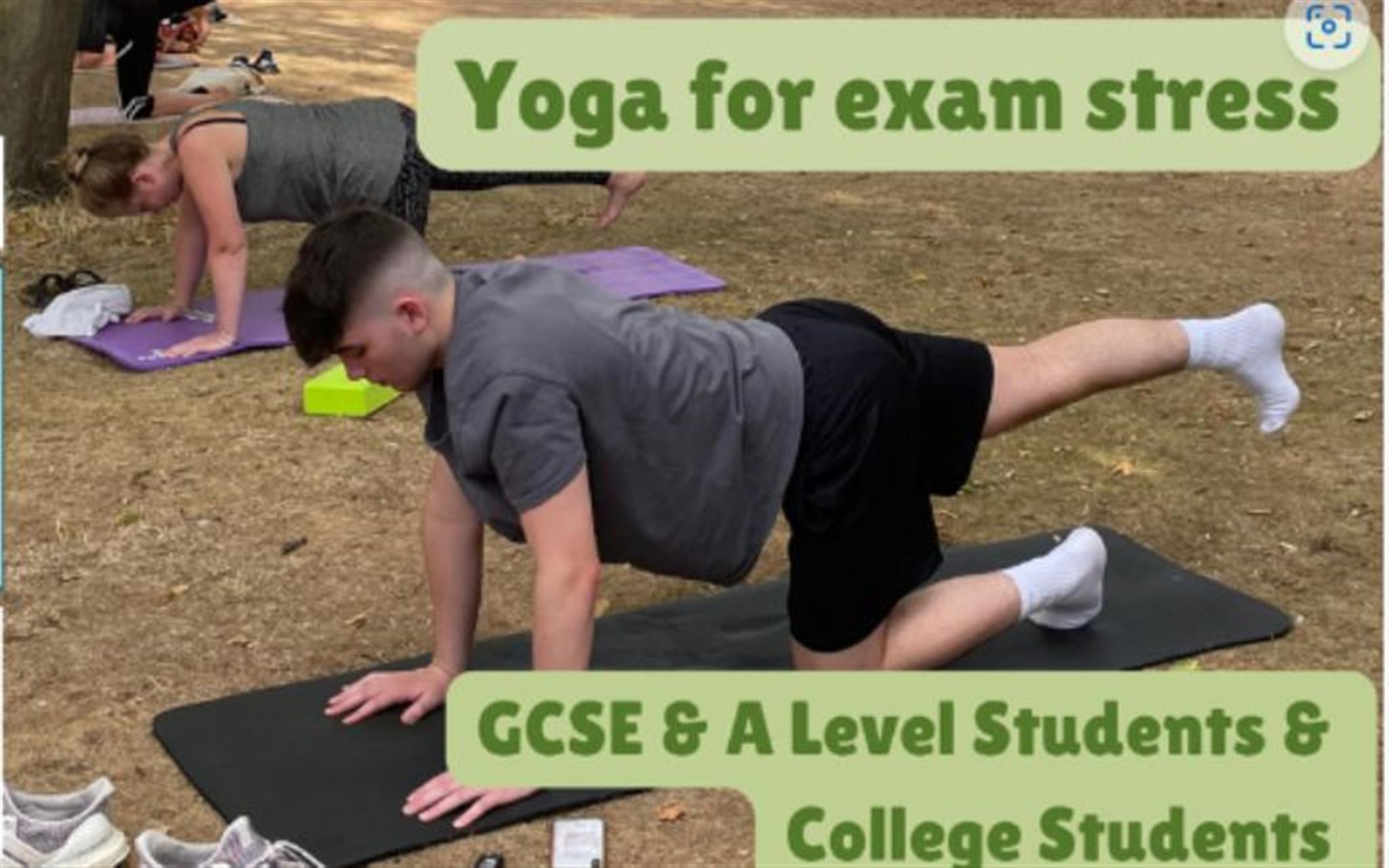 Yoga & Mindfulness for GCSE, A-level and College exams image