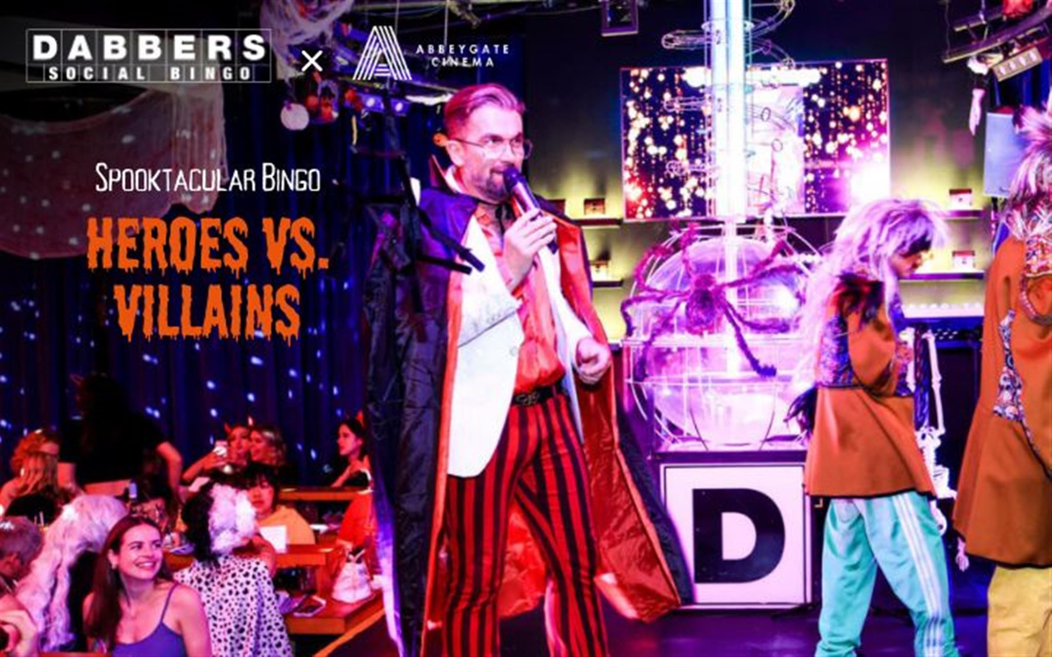 Dabbers Spooktacular Bingo – Heroes vs. Villains Edition! image