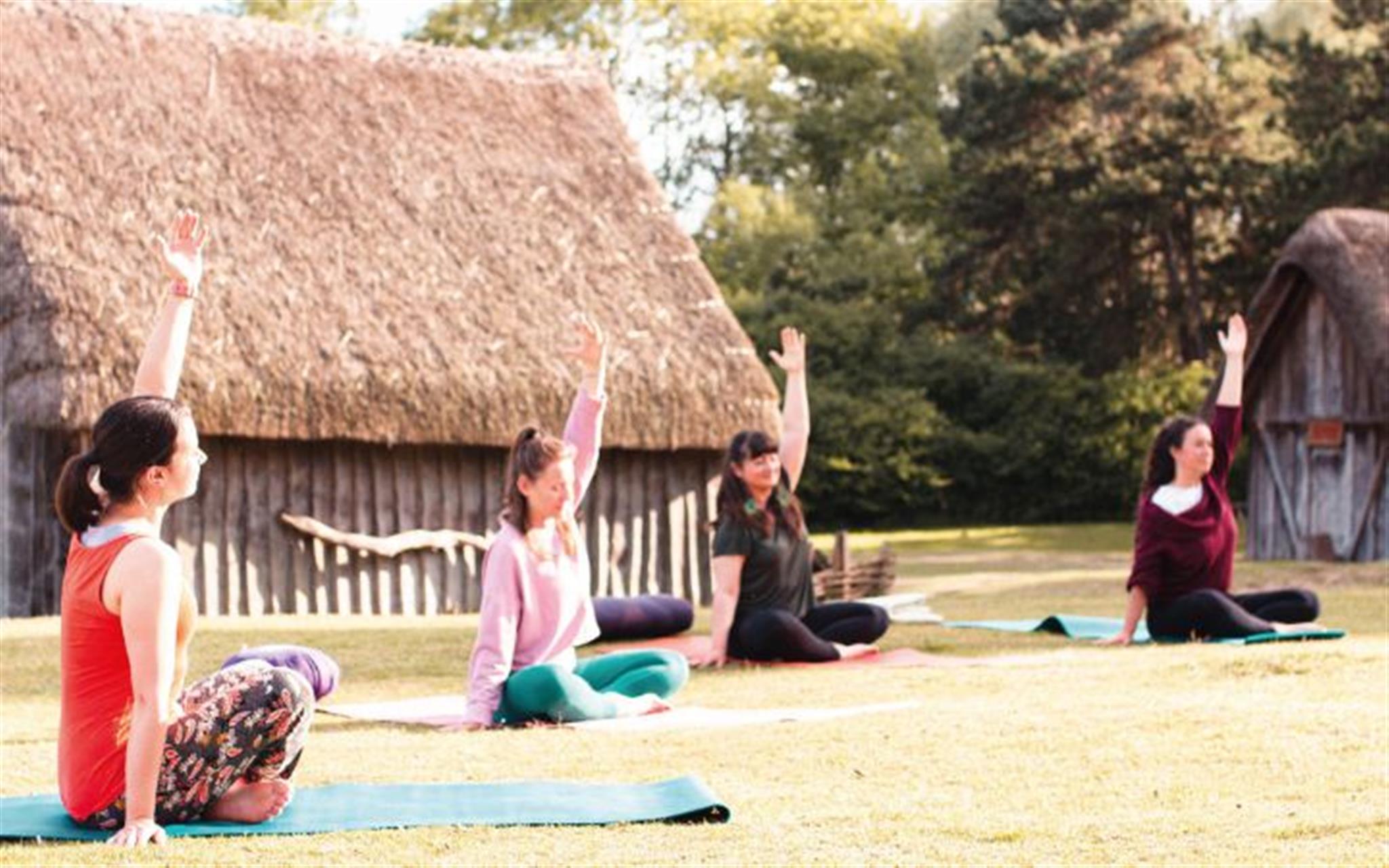 Early Morning Yoga at West Stow image