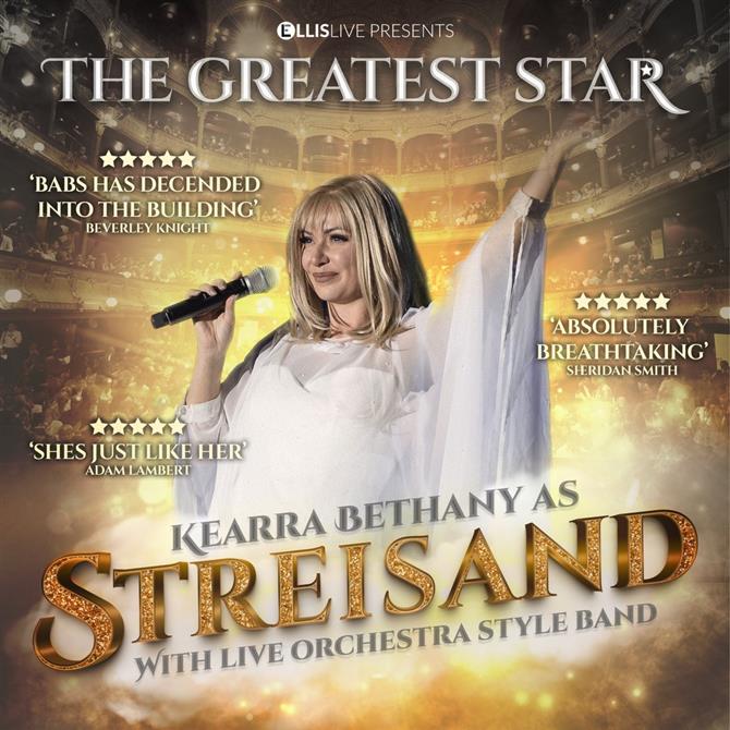 The Greatest Star - Kearra Bethany as Streisand, with live orchestra style band