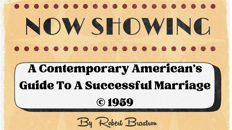 A Contemporary American's Guide To A Successful Marriage 1959